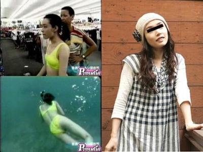 乳首丸見え！！